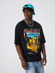 Faux suede biker jacket