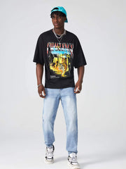 Faux suede biker jacket